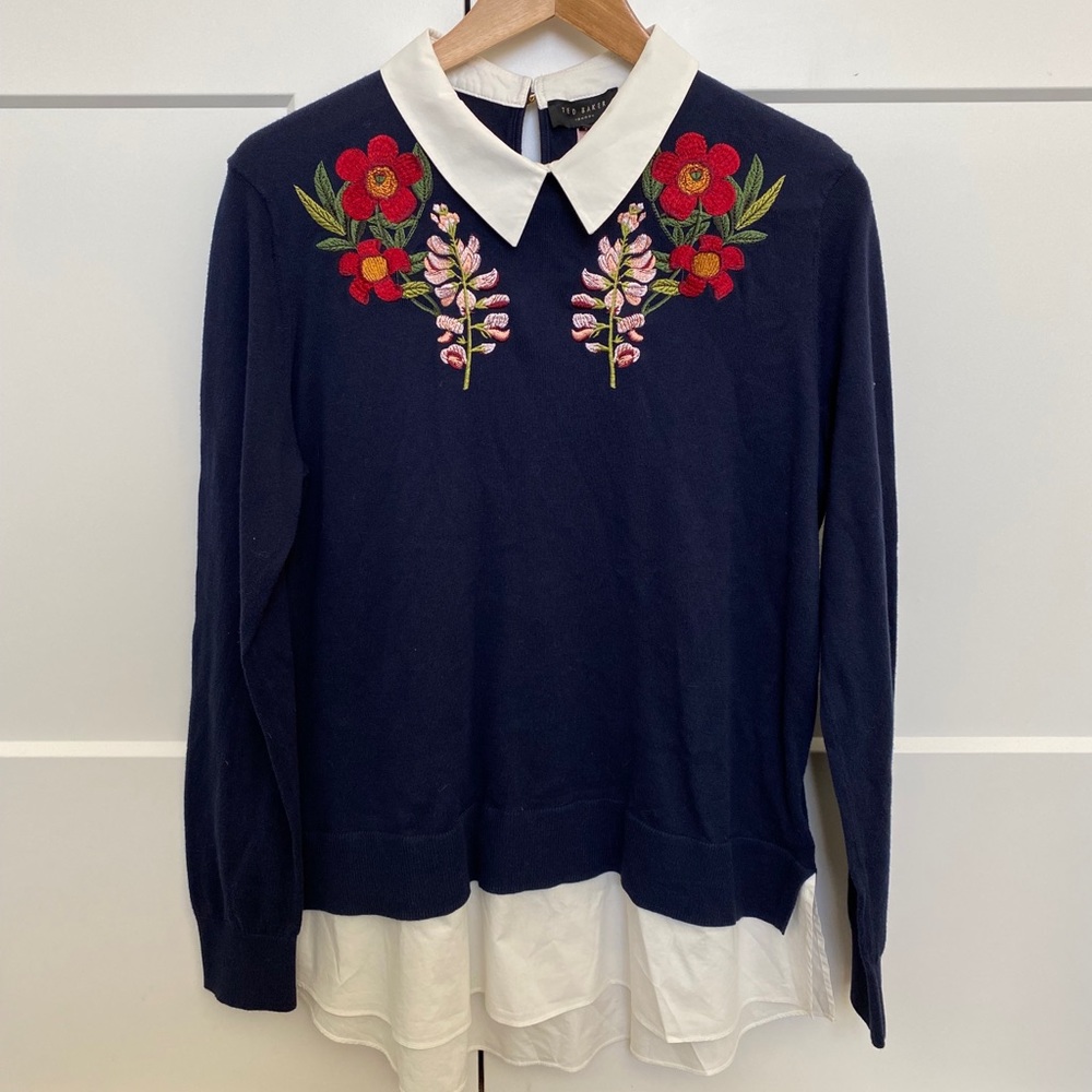 Ted Baker London Tories Layered Sweater